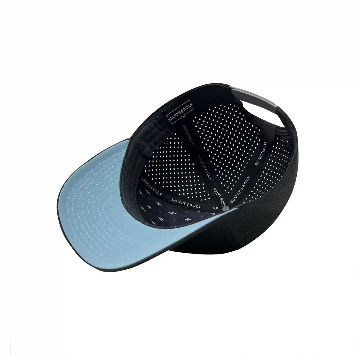 "BRUCE BOLT" Standard Snapback Hat - Black