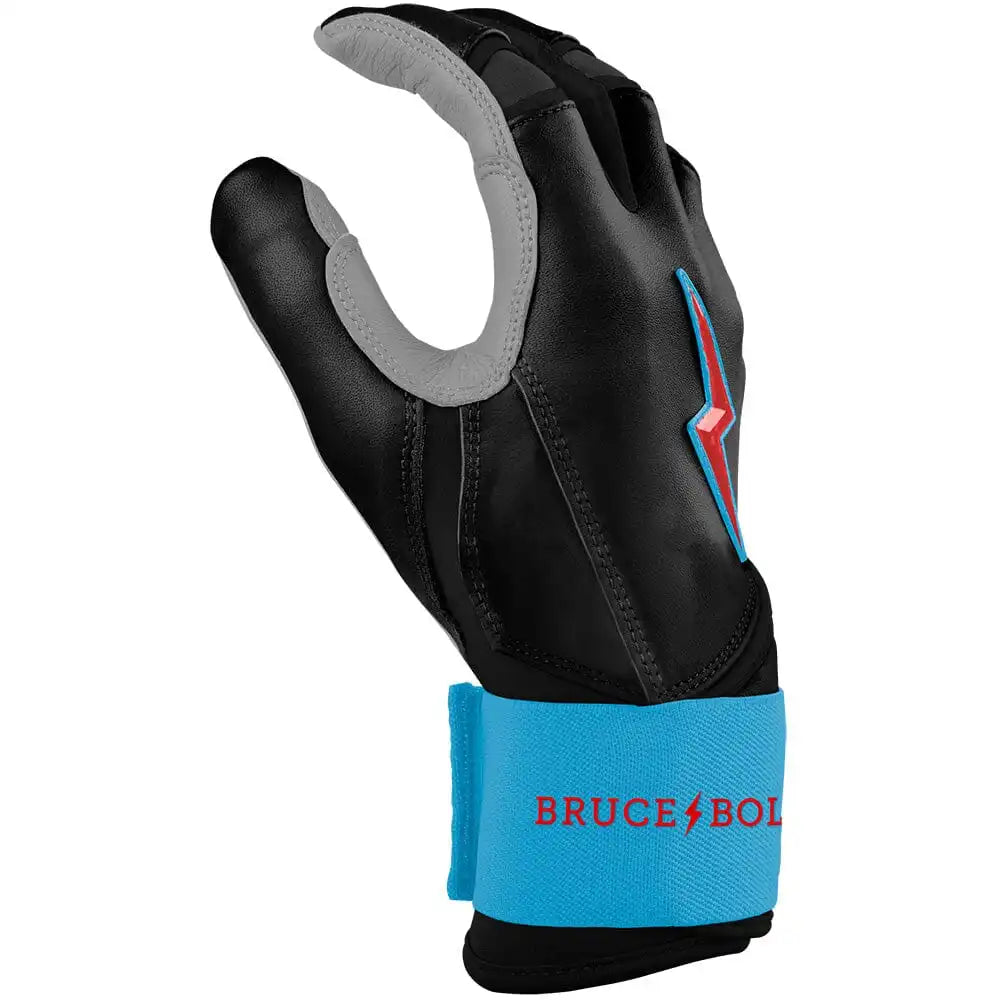 Bear Series Long Cuff Batting Gloves - Miami Black