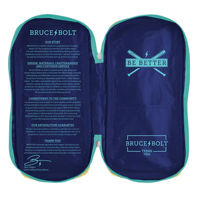 Bear Series Short Cuff Batting Gloves - Tidal Blue