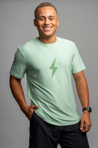 SuperSoft BOLT Short Sleeve Shirt - Mint Green