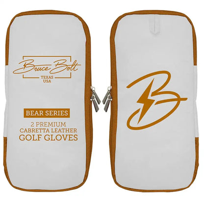 Bear Series Golf Gloves (On Right, 2-Pack) - Austin Orange