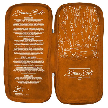 Bear Series Golf Gloves (On Right, 2-Pack) - Austin Orange
