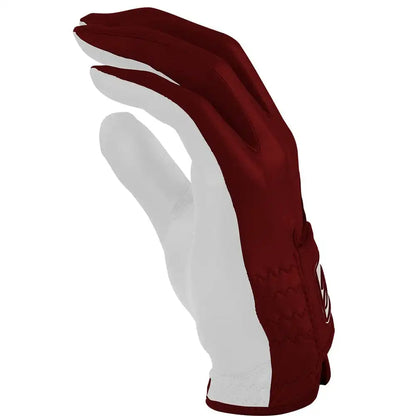 Bear Series Golf Gloves (On Left, 2-Pack) - College Station Maroon