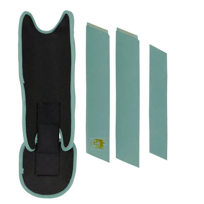King of JUCO Creator Series Leg Guard - Mint/Gold
