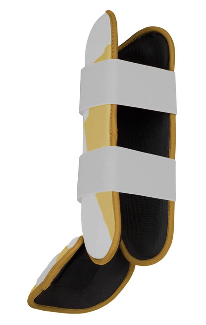 Gold Series Leg Guard - White/Gold