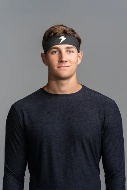 Performance Wide Headband - Black