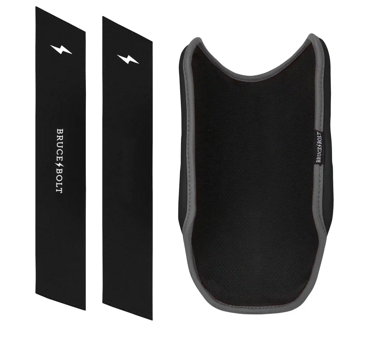 Chrome Series 9" Elbow Guard - Black