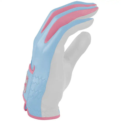 Bryan Bros Creator Series Golf Gloves (On Right, 2-Pack) - Baby Blue/Pink