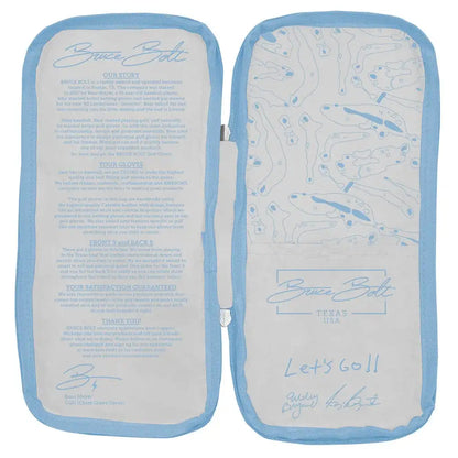 Bryan Bros Creator Series Golf Gloves (On Right, 2-Pack) - Baby Blue/Pink