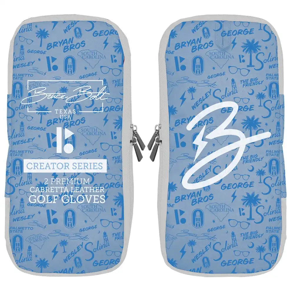 Bryan Bros Creator Series Golf Gloves (On Right, 2-Pack) - Baby Blue