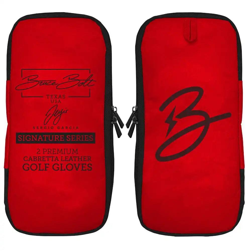 Sergio Garcia Signature Series Golf Gloves (On Right, 2-Pack) - Red/White