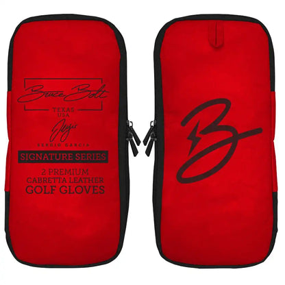Sergio Garcia Signature Series Golf Gloves (On Right, 2-Pack) - Red/White