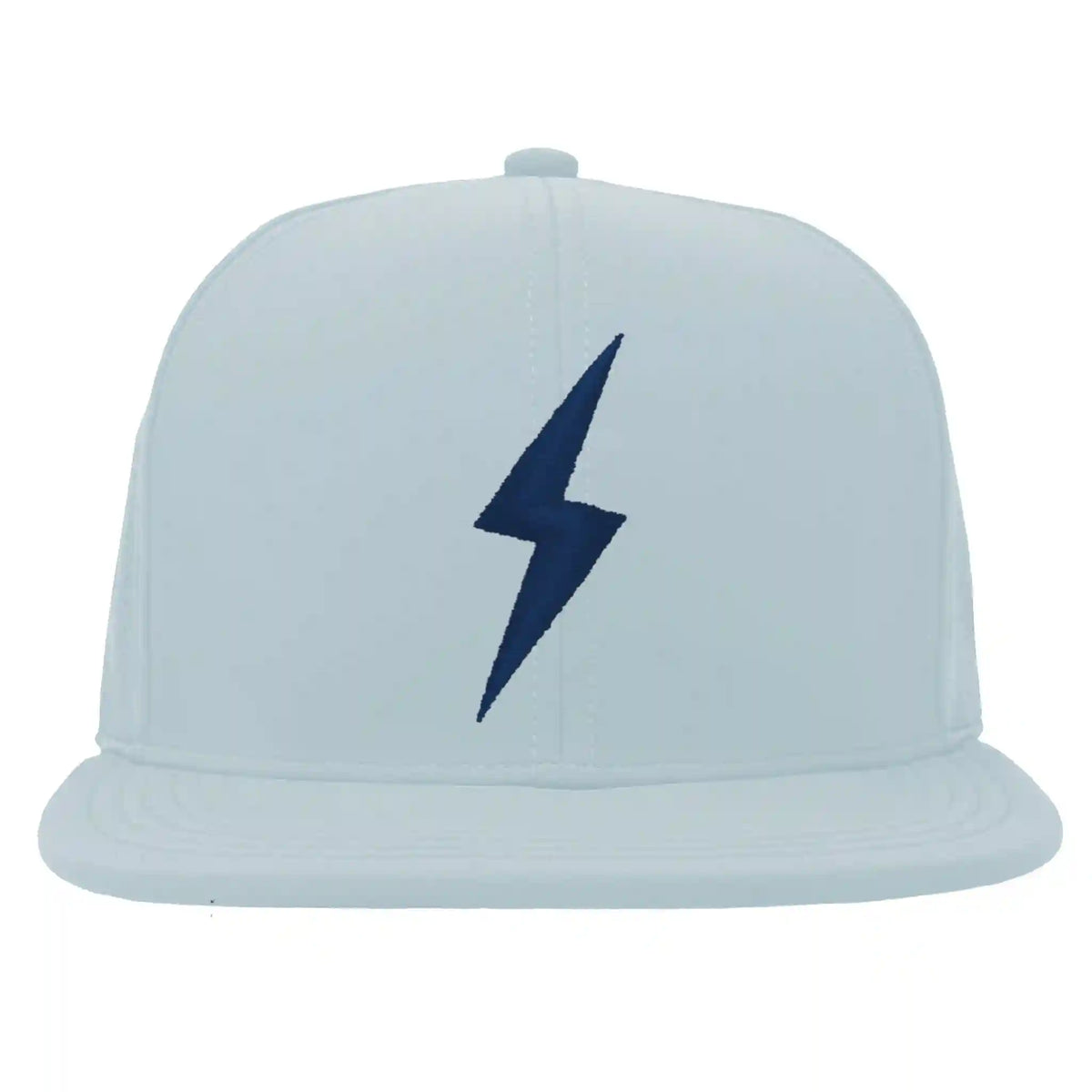 SMART FIT Performance BOLT Game Hat - Ice Blue/Navy Bolt