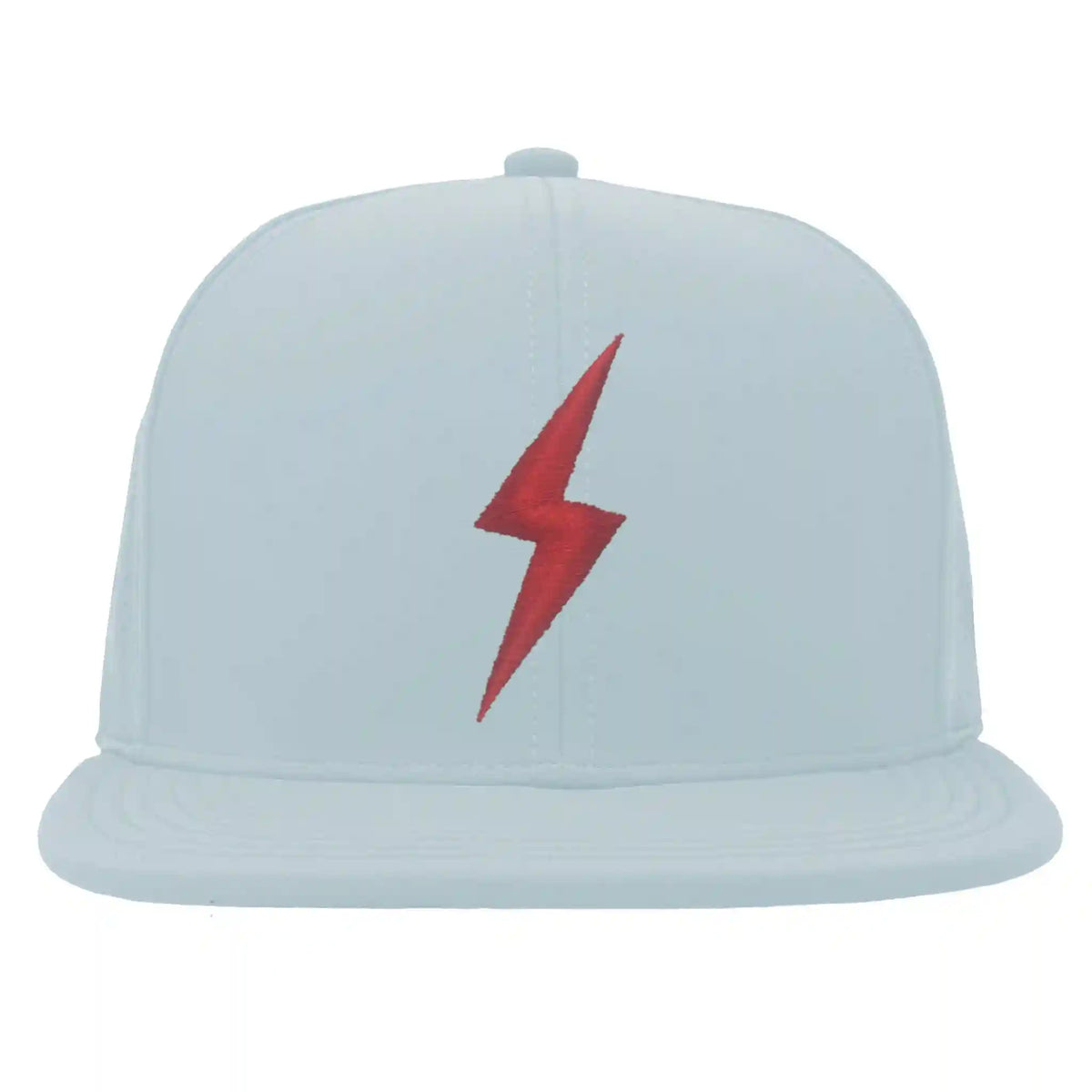 SMART FIT Performance BOLT Game Hat - Ice Blue/Red Bolt
