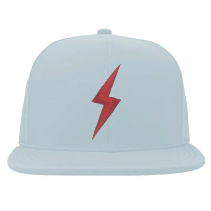 SMART FIT Performance BOLT Game Hat - Ice Blue/Red Bolt