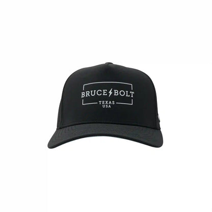 "BRUCE BOLT" Standard Snapback Hat - Black