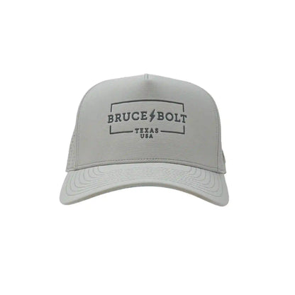 "BRUCE BOLT" Standard Snapback Hat - Grey
