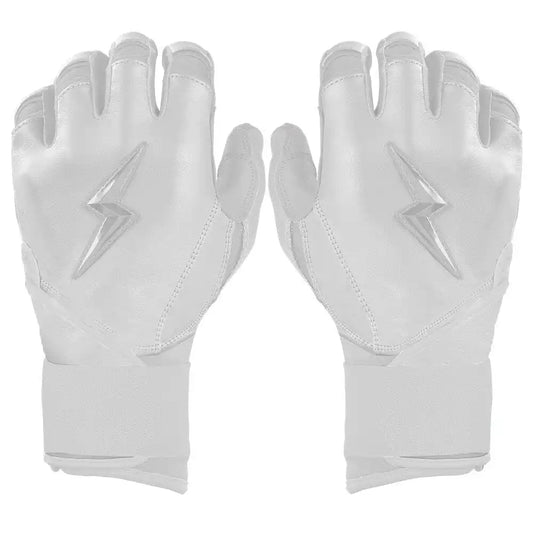 Bear Series Long Cuff Batting Gloves - Whiteout