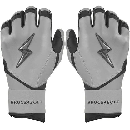 Grey Series Long Cuff Batting Gloves - Charcoal