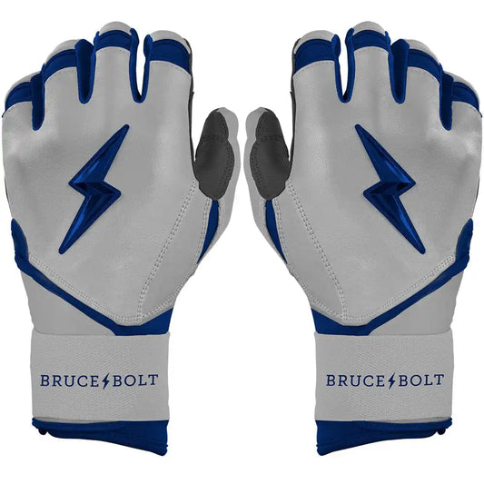 Grey Series Long Cuff Batting Gloves - Navy