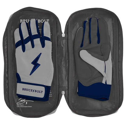 Grey Series Short Cuff Batting Gloves - Navy