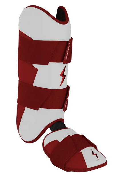 Chrome Series Leg Guard - Maroon