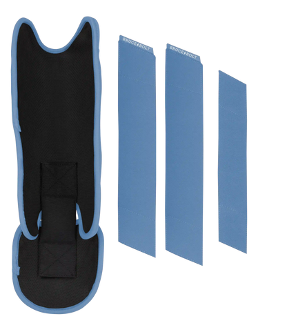 Chrome Series Leg Guard - Baby Blue