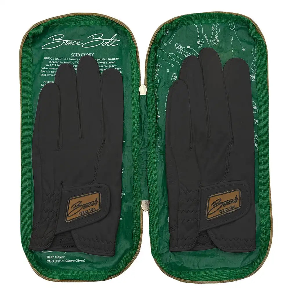 Original Series Golf Gloves (On Right, 2-Pack) - Black