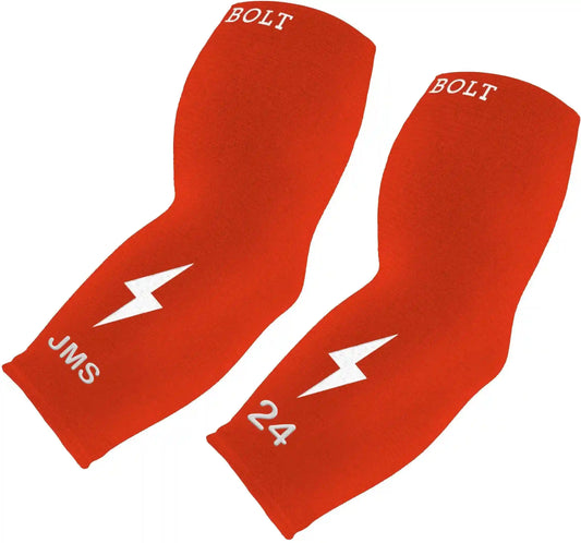 Personalized Graduated Compression Premium 3/4 Arm Sleeve - Caliente Red