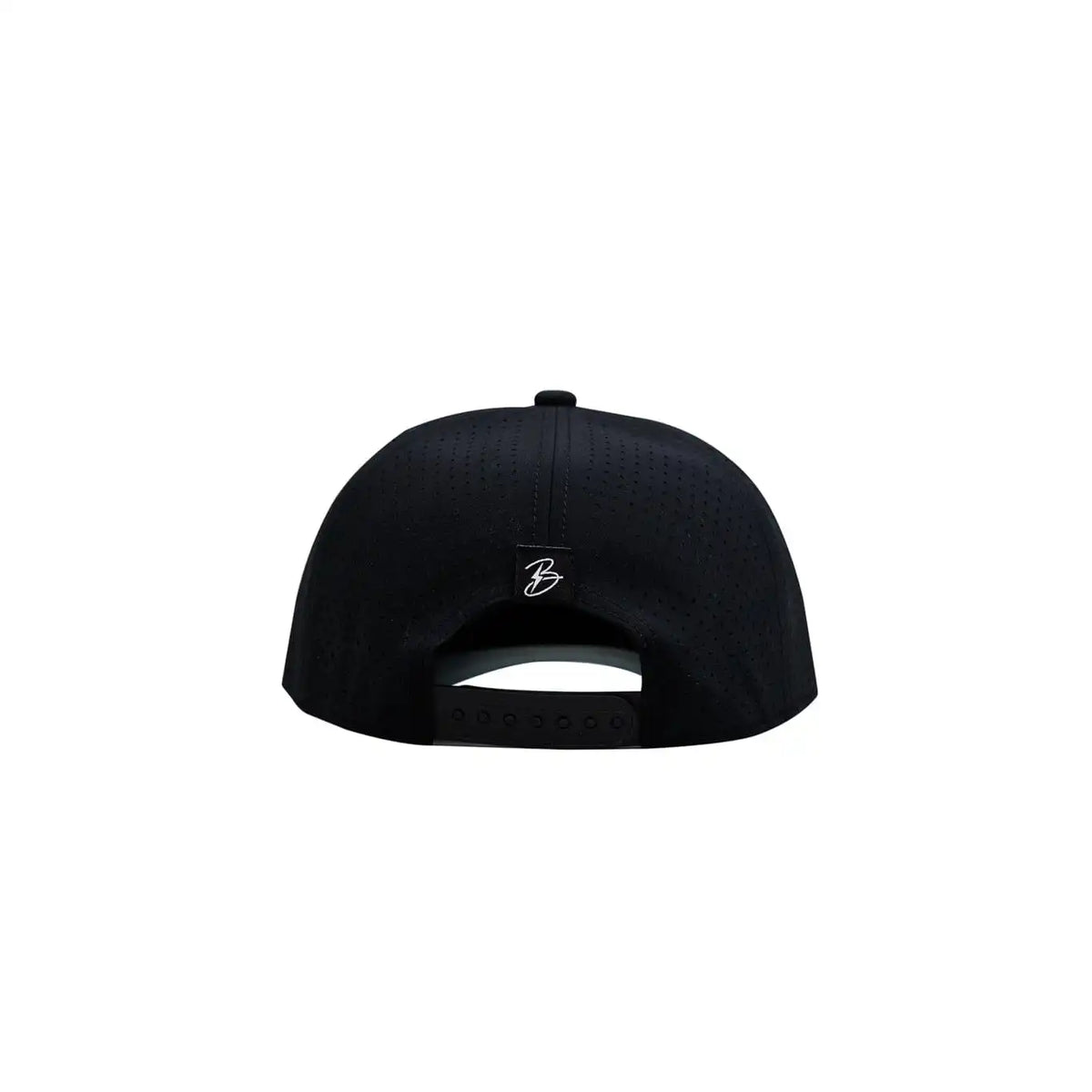 "Flying B" Pre-Curved Golf Rope Hat - Black