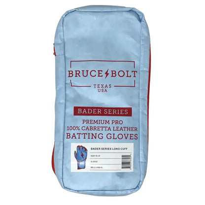 Harrison Bader Signature Series Long Cuff Batting Gloves - Baby Blue