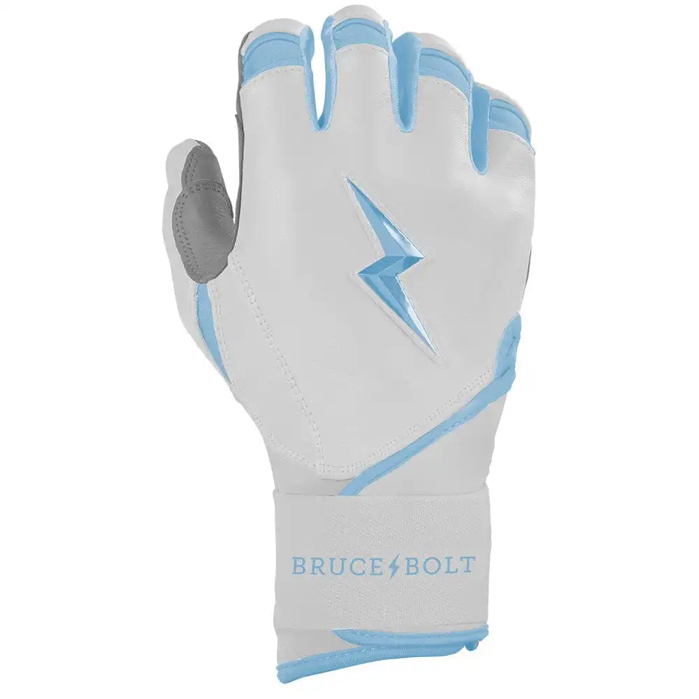 Chrome Series Long Cuff Batting Gloves - Baby Blue