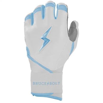 Chrome Series Long Cuff Batting Gloves - Baby Blue
