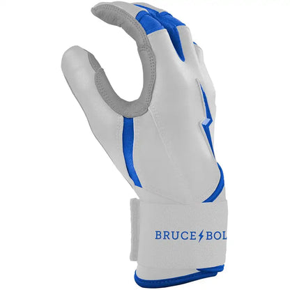 Chrome Series Long Cuff Batting Gloves - Royal