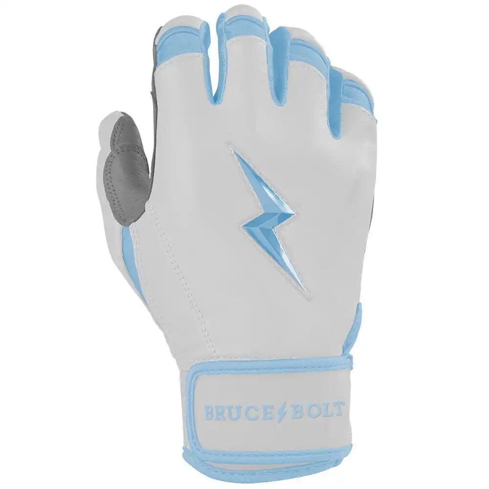 Chrome Series Short Cuff Batting Gloves - Baby Blue