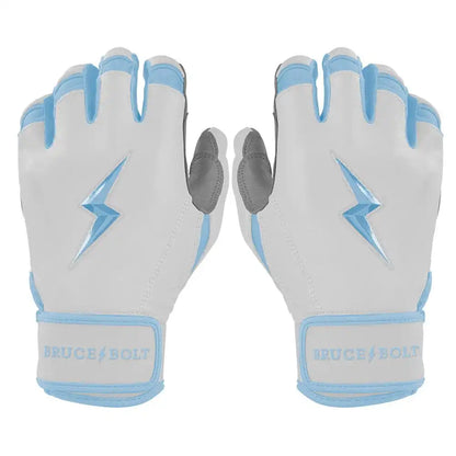 Chrome Series Short Cuff Batting Gloves - Baby Blue