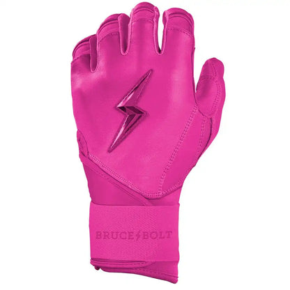 Max Clark Signature Series Long Cuff Batting Gloves - Pink