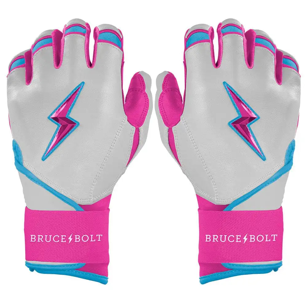 Perfect Game Collab Series Long Cuff Batting Gloves - Summer Swirl