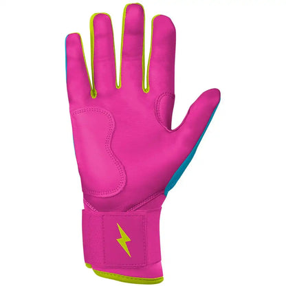 Bear Series Long Cuff Batting Gloves - Caribbean Blue