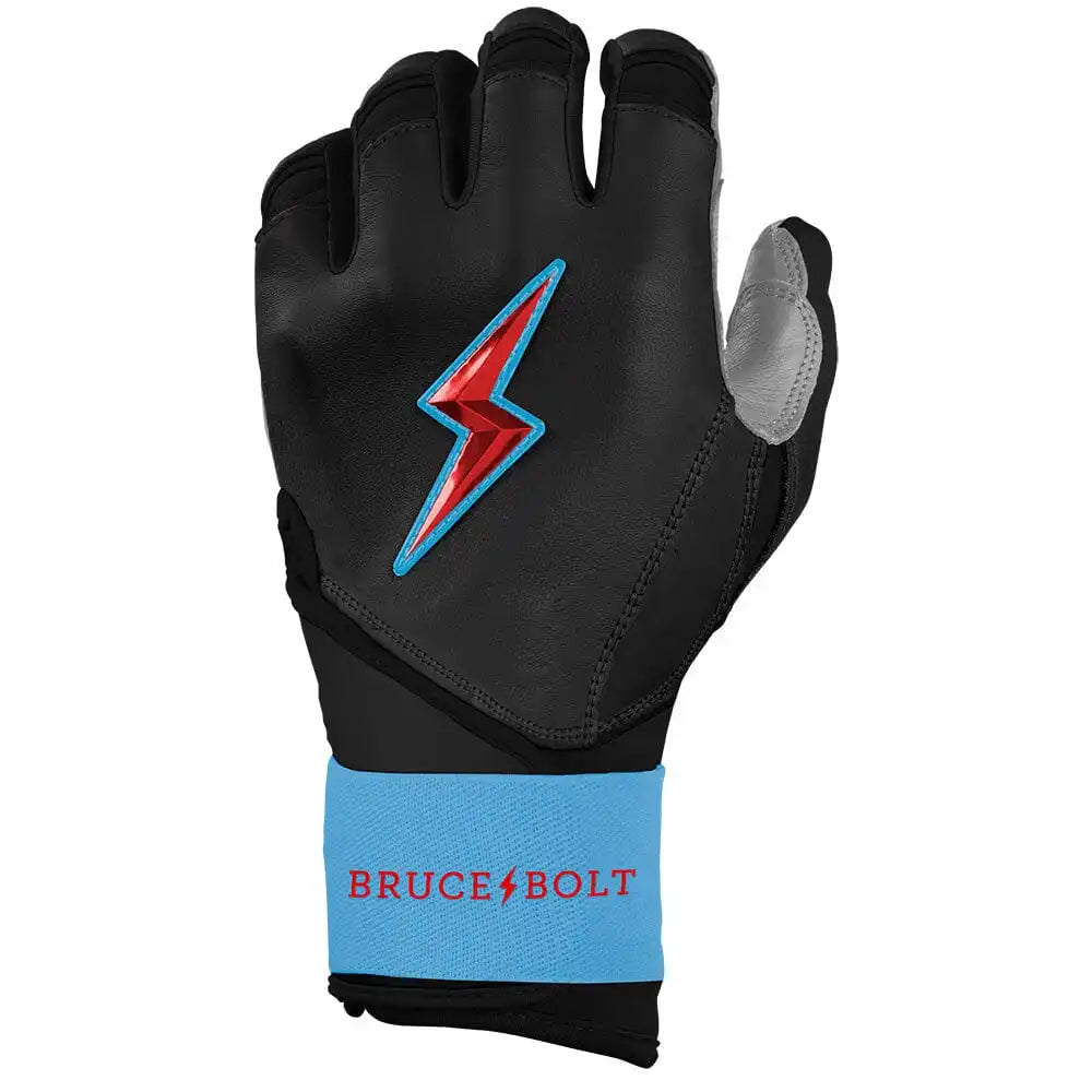 Bear Series Long Cuff Batting Gloves - Miami Black