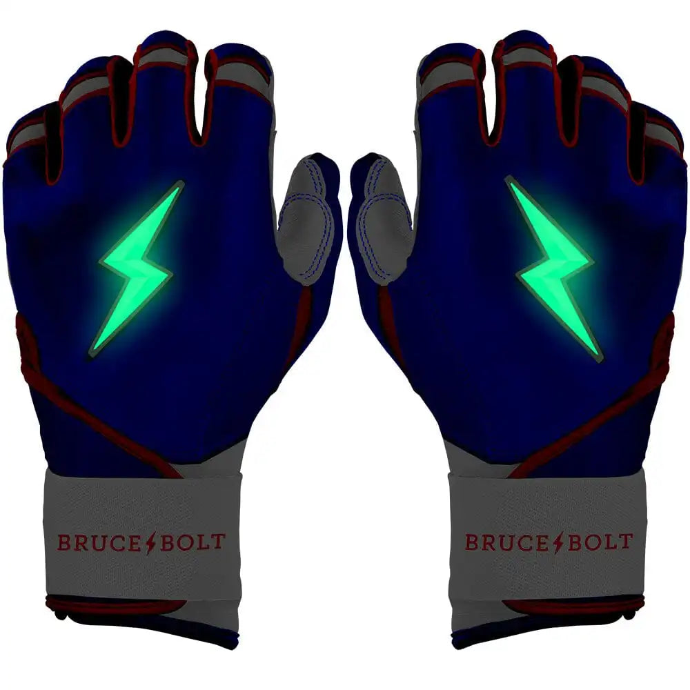 James Outman Signature Series Long Cuff Batting Gloves - Blue