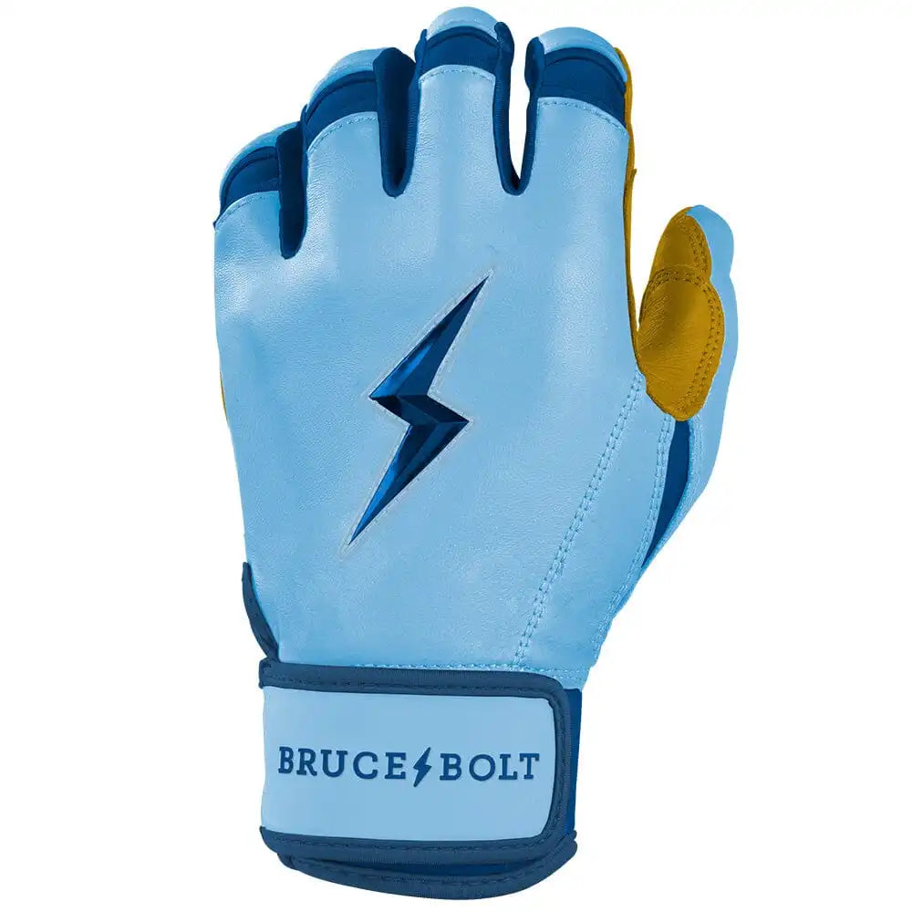 Bear Series Short Cuff Batting Gloves - Carolina Blue