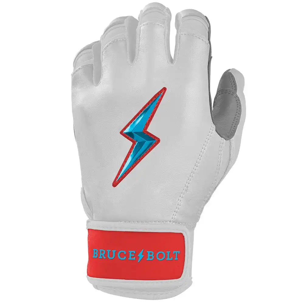 Bear Series Short Cuff Batting Gloves - Miami White