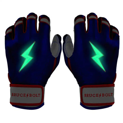 James Outman Signature Series Short Cuff Batting Gloves - Blue