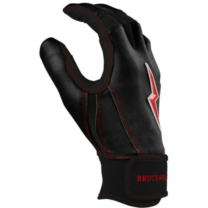 Bear Series Short Cuff Batting Gloves - Black