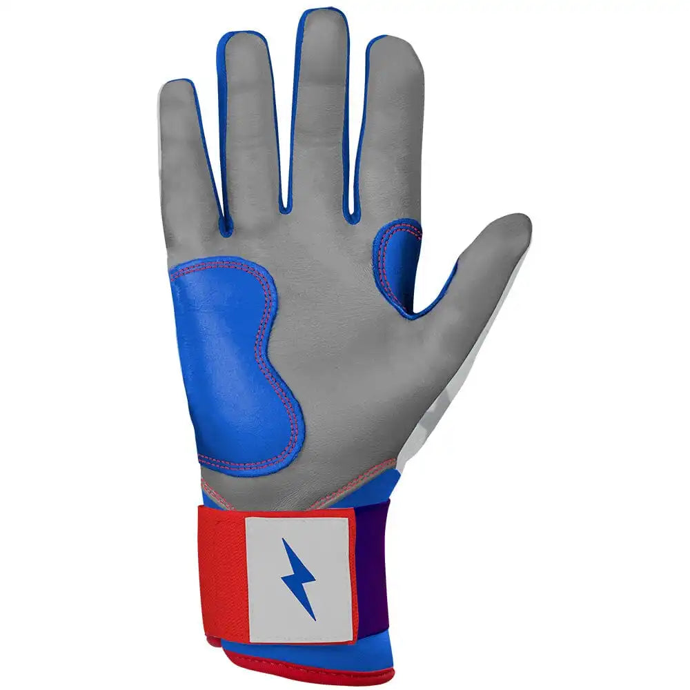 Personalized Brandon Nimmo Signature Series Long Cuff Batting Gloves - Stars & Stripes