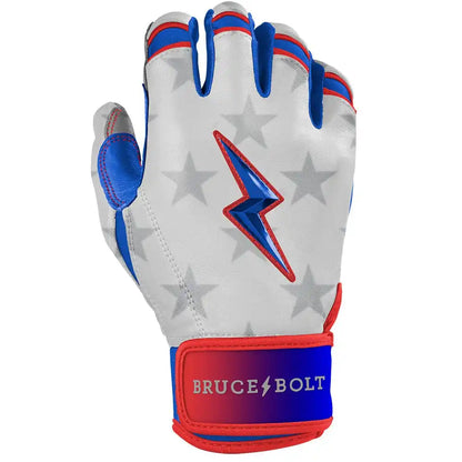 Brandon Nimmo Signature Series Short Cuff Batting Gloves - Stars & Stripes