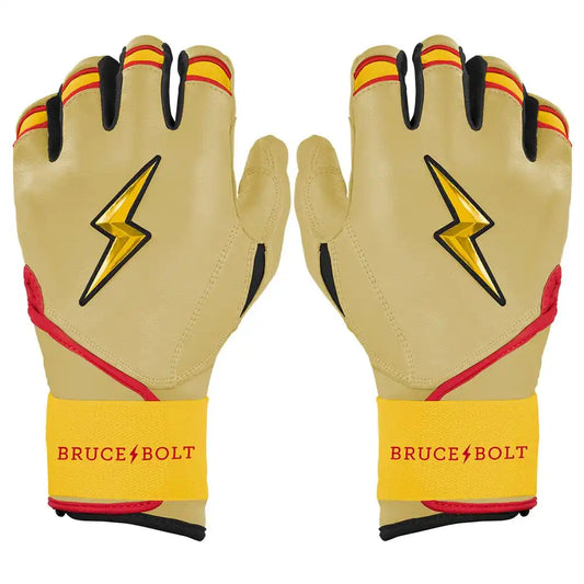 Konnor Griffin Limited Edition Long Cuff Batting Gloves - Griffin Ivory