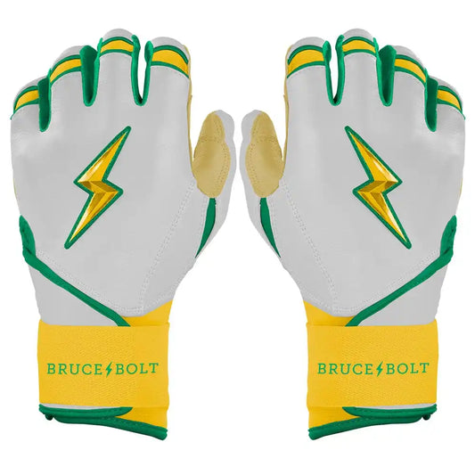Nick Kurtz Signature Series Long Cuff Batting Gloves - Vegas White
