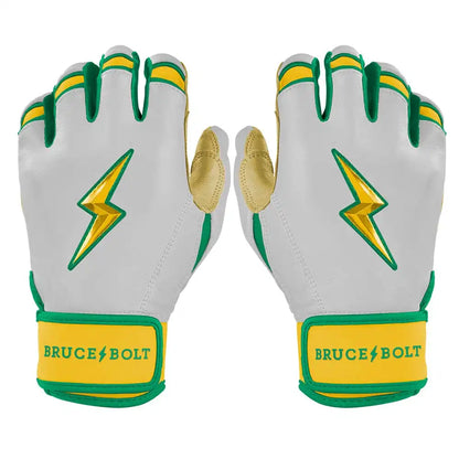 Nick Kurtz Signature Series Short Cuff Batting Gloves - Vegas White